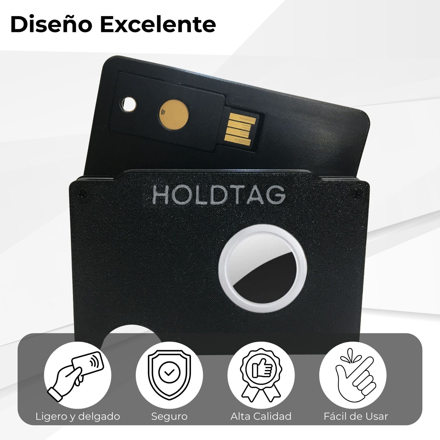 Schutzhülle Kartenhalter für YubiKey 5 NFC & 5C NFC (1 Steckplatz)