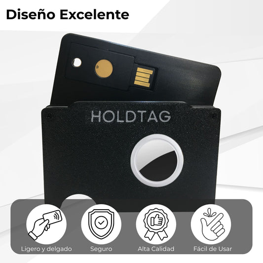 Soporte Tipo Tarjeta para YubiKey 5 NFC & 5C NFC (2 Ranuras)