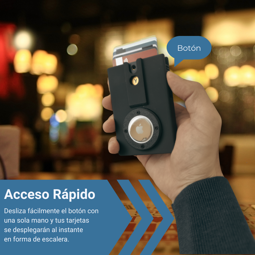 CARTERA AIRTAG + YUBIKEY AUTOMÁTICA