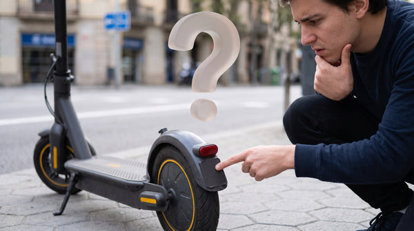 Adhesivo o placa para la matrícula del patinete
