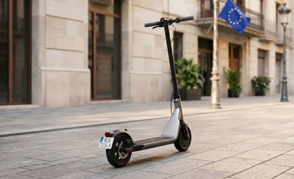 colocar la matrícula del patinete eléctrico