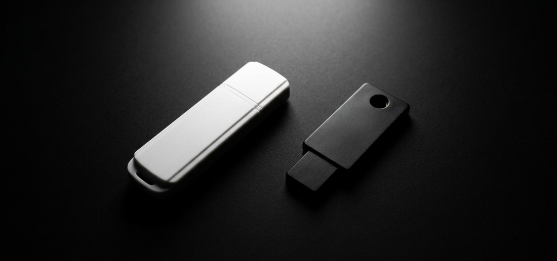 Puedes usar un USB como llave de seguridad FIDO2