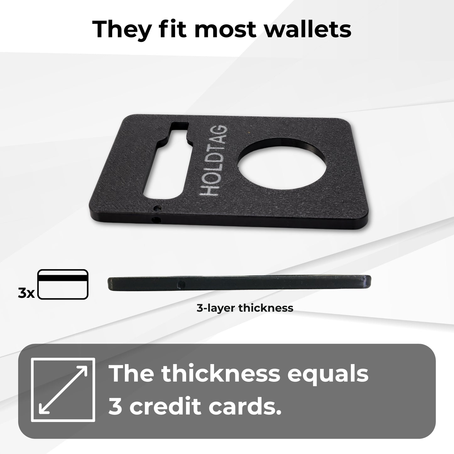 Funda Tarjetero 2 en 1: YubiKey 5 NFC & 5C NFC con Ranura para AirTag