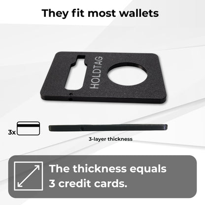 Funda Tarjetero 2 en 1: YubiKey 5 NFC & 5C NFC con Ranura para AirTag