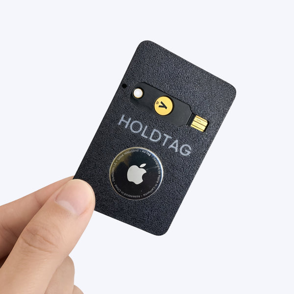 2-in-1 Card Holder Case: YubiKey 5 NFC & 5C NFC with AirTag Slot