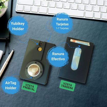 CARTERA AIRTAG + YUBIKEY AUTOMÁTICA