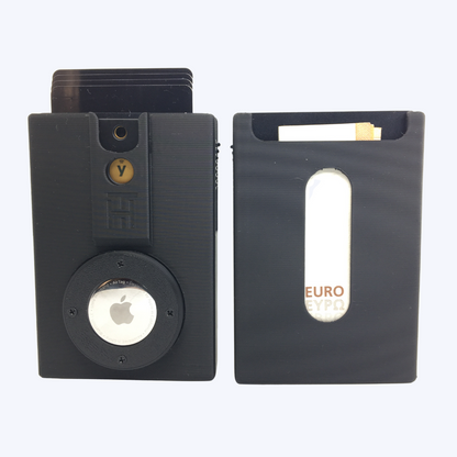 CARTERA AIRTAG + YUBIKEY AUTOMÁTICA CON BLOQUEO RFID
