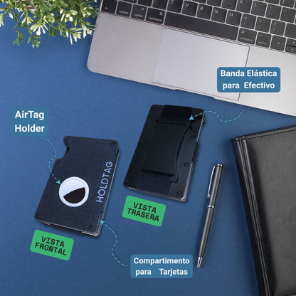 Cartera Slim para AirTag con Protección RFID