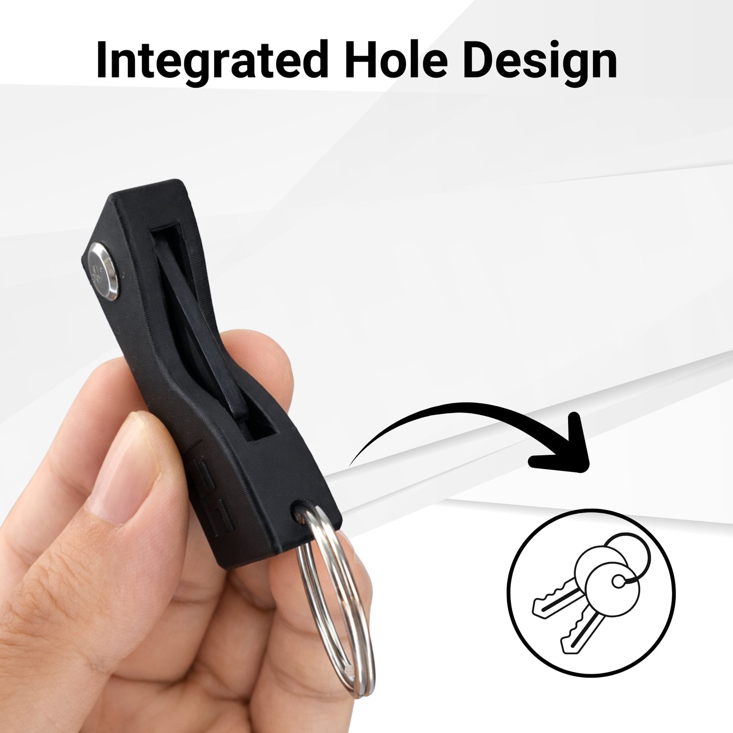 Funda Protectora para YubiKey 5 NFC & 5C NFC con Aro Metálico