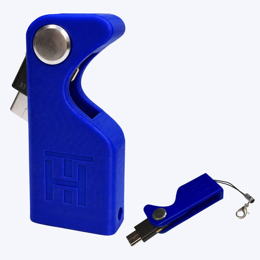 Llavero para YubiKey 5C con Lanyard y Adaptador USB