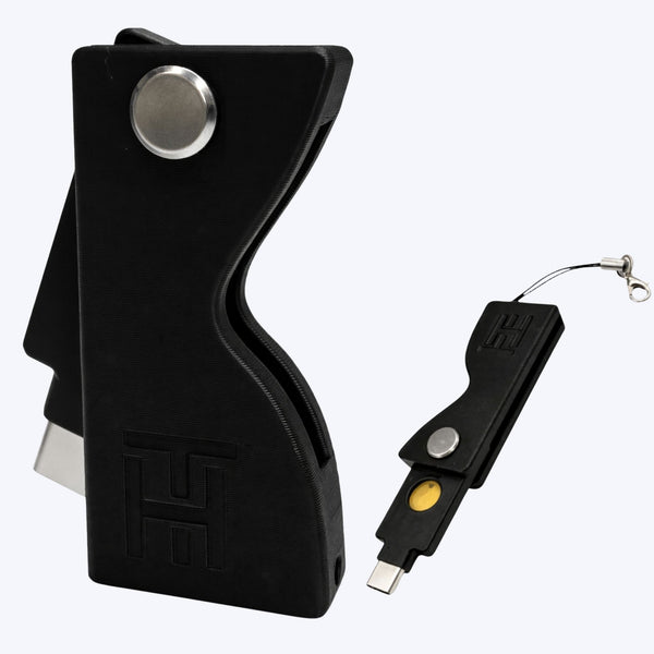 Keychain for YubiKey 5 NFC & 5C NFC with Lanyard