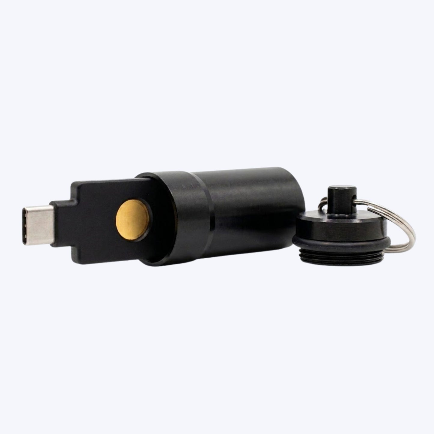 Funda Metálica para Yubikey 5 NFC y 5C NFC Llavero con Rosca