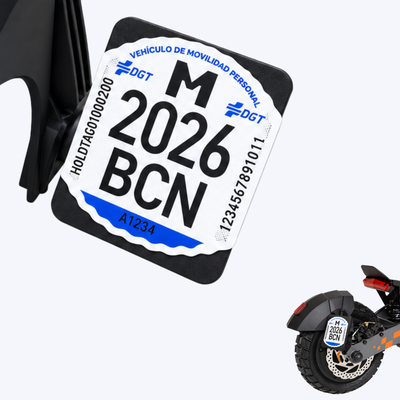 Number Plate Holder for Kukirin G2/G3/G4/G2 Ultra Electric Scooter