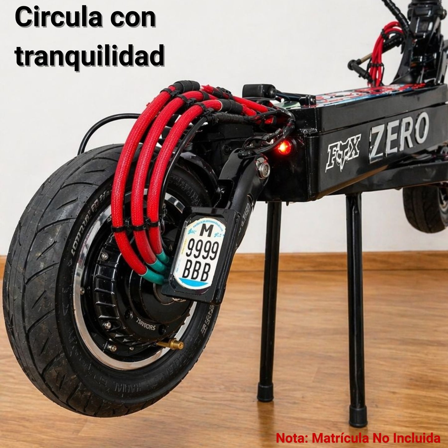 Portamatrícula para Patinete Eléctrico VMP Flexible